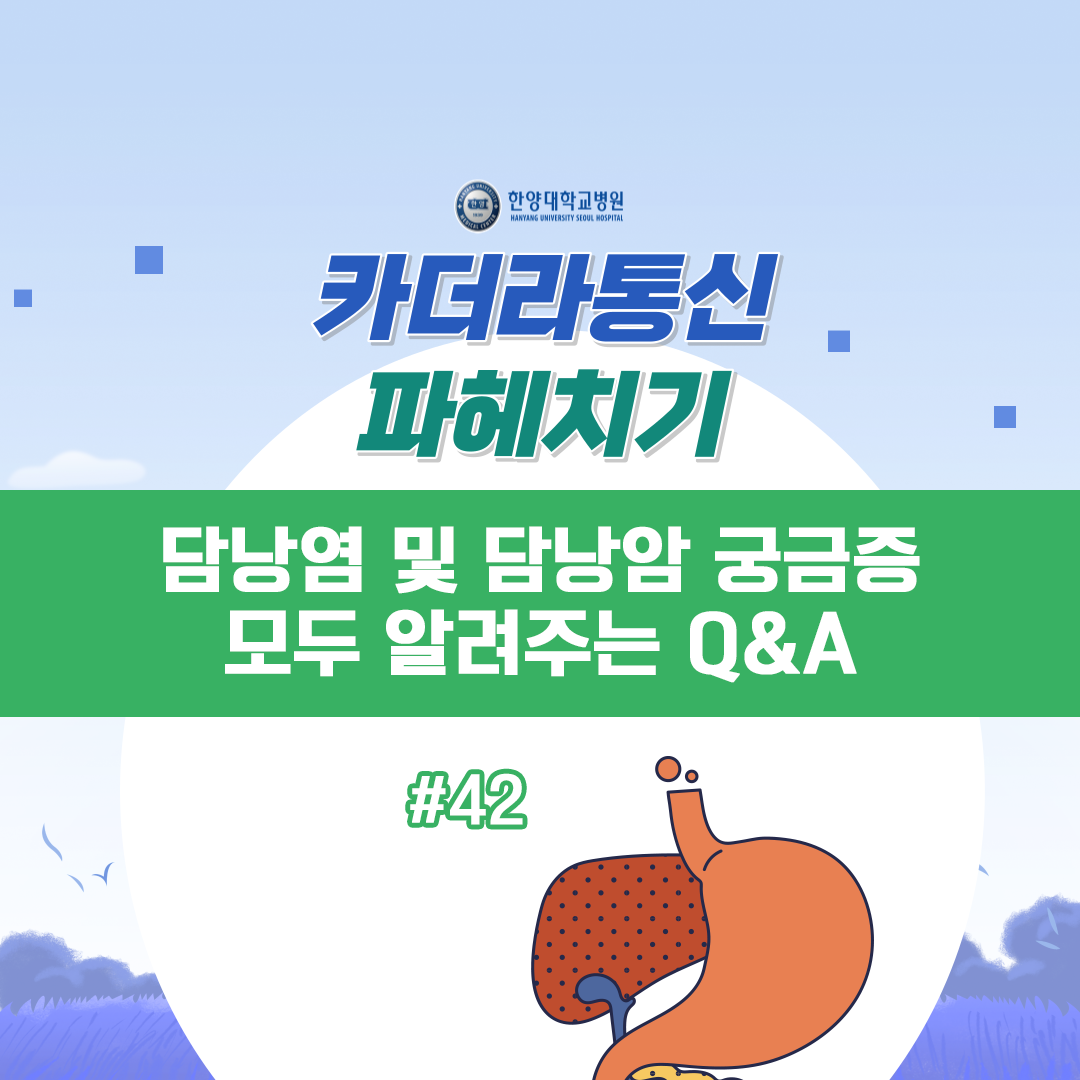 담낭염 및 담낭암 궁금증 모두 알려주는 Q&A
